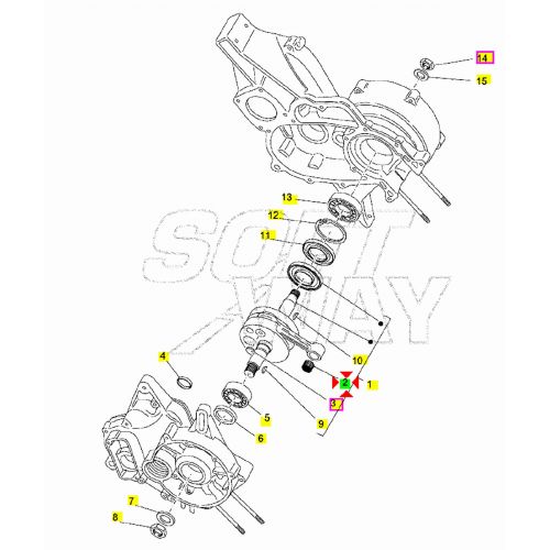 Gabbia a rulli 18 x 23 x 20 Ape TM MP...