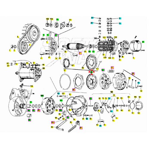 Disco frizione condotto Ape MP P501...