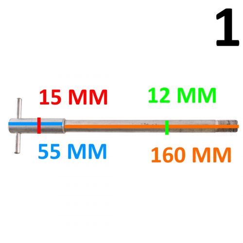 Perno ruota anteriore tuboni vari