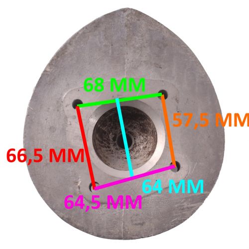 Testa cilindro moto epoca