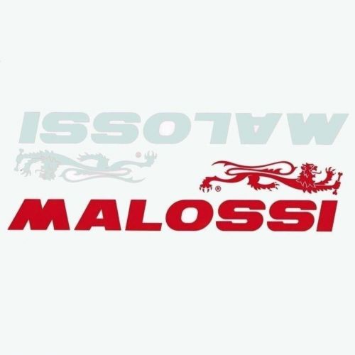 Adesivi Malossi rosso e bianco