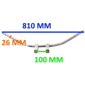 Manubrio moto custom 2