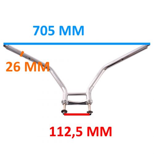 Manubrio moto custom