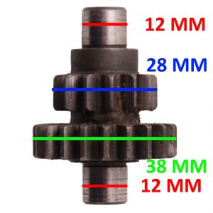 Ingranaggio doppio 13 - 20... 2