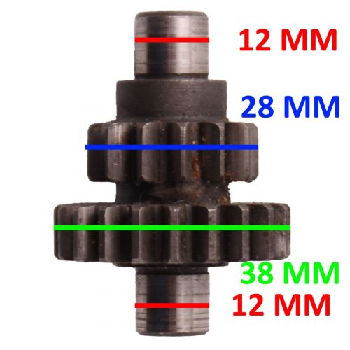Ingranaggio doppio 13 - 20 denti