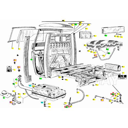 Rubinetto benzina Piaggio Ape MP P601