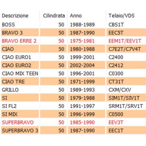 Filtro benzina carburatore Ciao Bravo SI