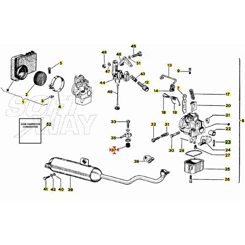 Filtro benzina carburatore Ciao Bravo SI