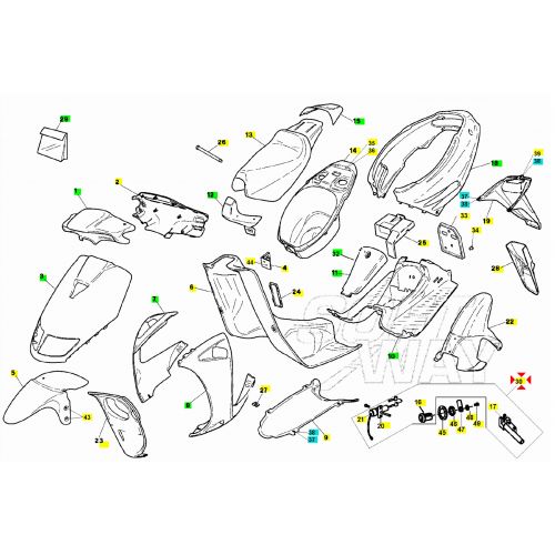 Kit serrature Aprilia SR Stealth WWW...