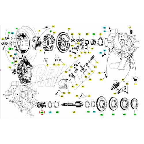 Crociera cambio Vespa FL R N PK XL