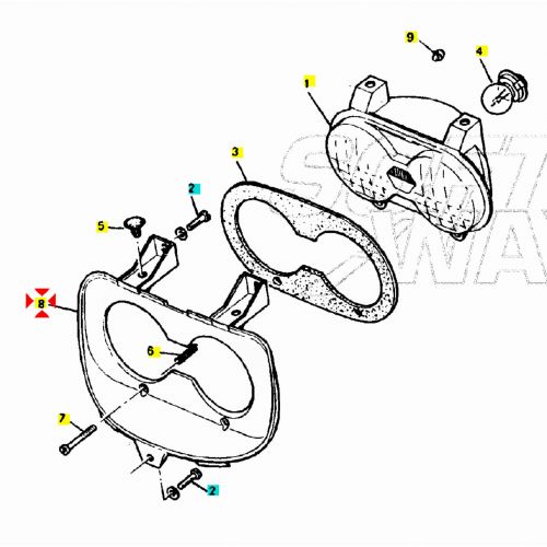 Carena faro anteriore  Mbk Booster...