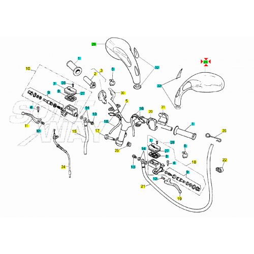 Specchio retrovisore sinistro...
