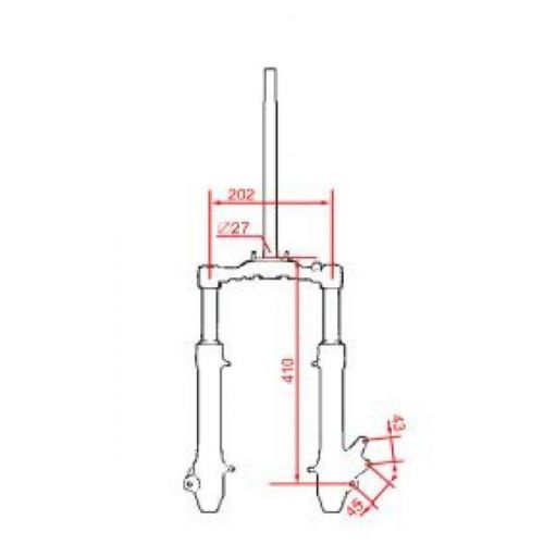 Forcella anteriore Yamaha Nitro Aerox...