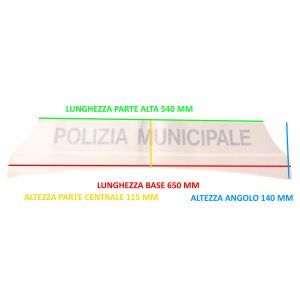 Adesivo Polizia Municipale... 2