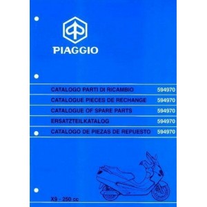 Catalogo ricambi Piaggio X9...