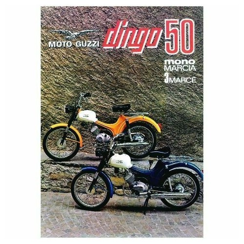 Volantino epoca Moto Guzzi Dingo 50