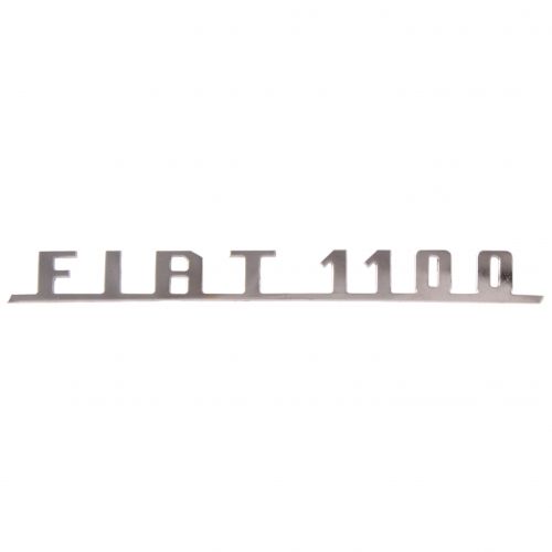 Scritta Emblema Targhetta auto Fiat 1100