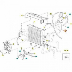 Vaso H2O Aprilia Leonardo...