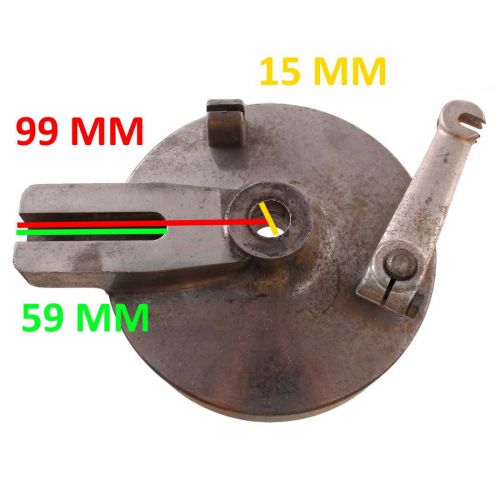 Piatto portaceppi posteriore sinistro...