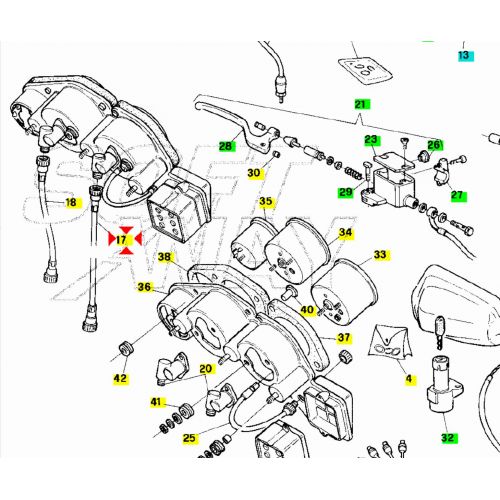 Cavo contachilometri Aprilia Pegaso...