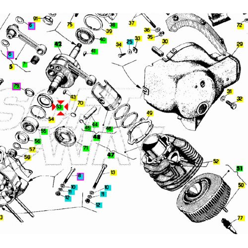 Paraolio 32 45 5 Viton Ape 221438