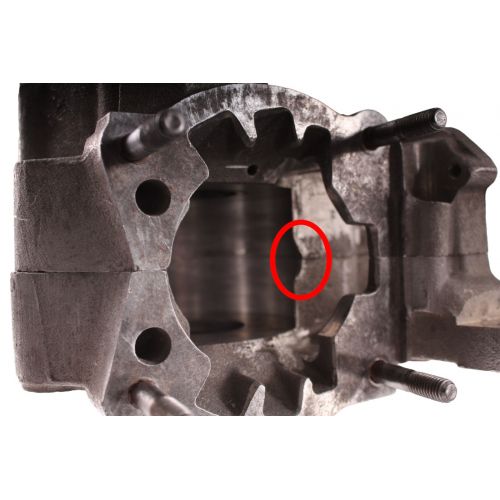 Coppia carter KTM 125 cross 84 al 86