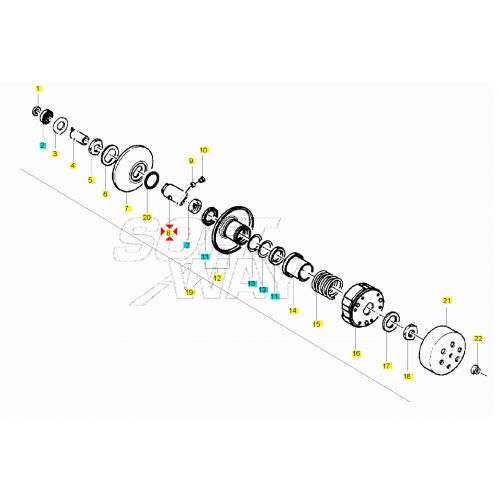 Boccolo semipuleggia Zip Sfera 287088