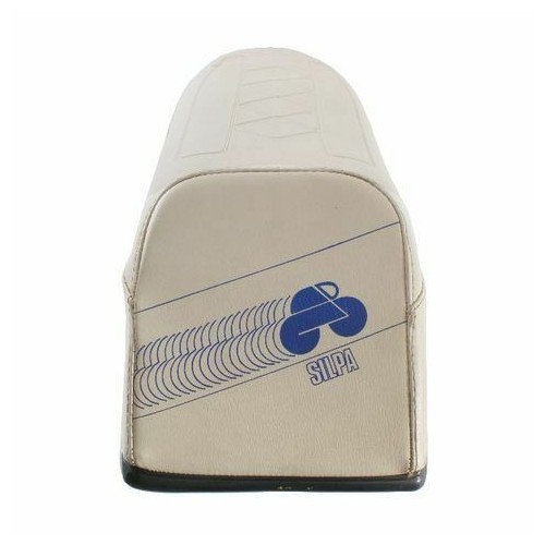 Sella lunga per ciclomotori bianca