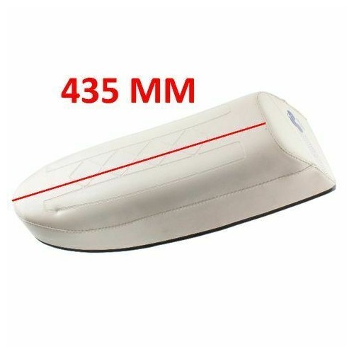 Sella lunga per ciclomotori bianca