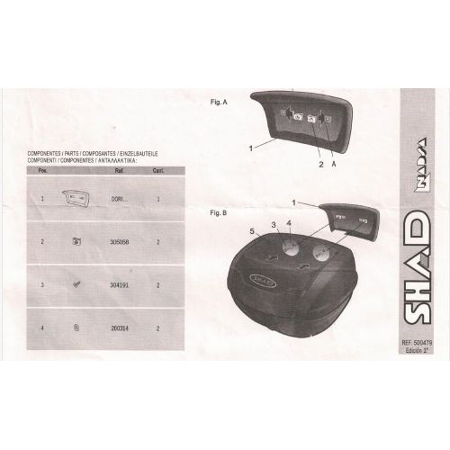 Schienale bauletto Shad Dori 50