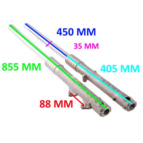 Coppia steli forcella Cagiva Aletta...