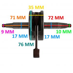 Albero motore Fbm Minarelli P6 2