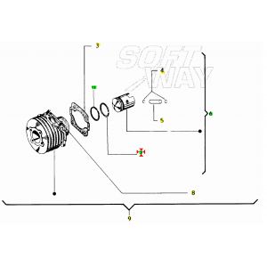 Fascie elastiche da 55,2 x 2,5 2
