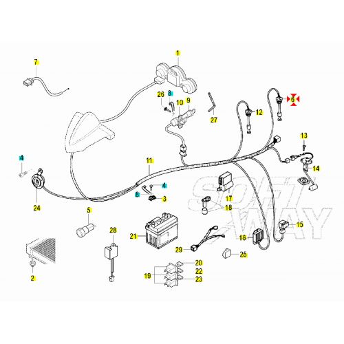 Sonda benzina Malaguti F12R Phantom...