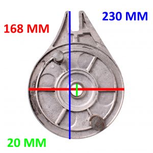 Piatto portaganasce moto... 2