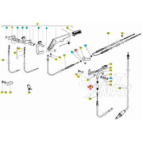 Molla retromarcia Ape Car P2 P3 111576