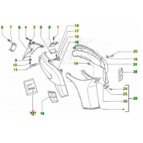 Kit adesivi Piaggio NRG 298345