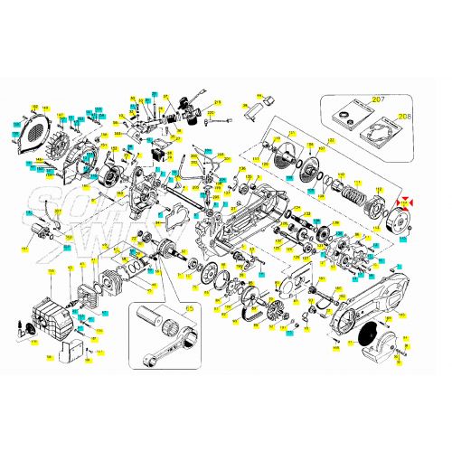 Campana frizione Malaguti F12 100 cc...