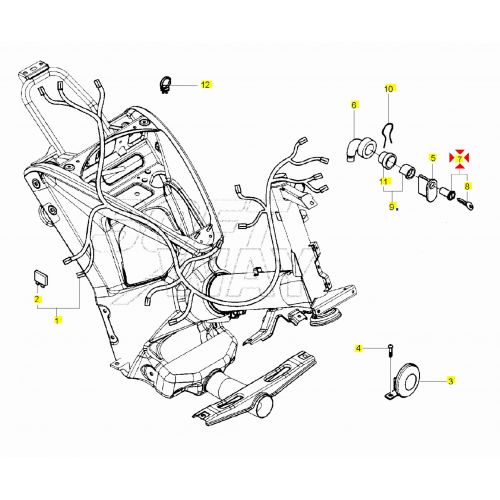 Kit serrature Gilera Runner 576718