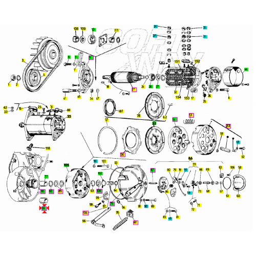 Bussola frizione Ape MP P501 P601 -...