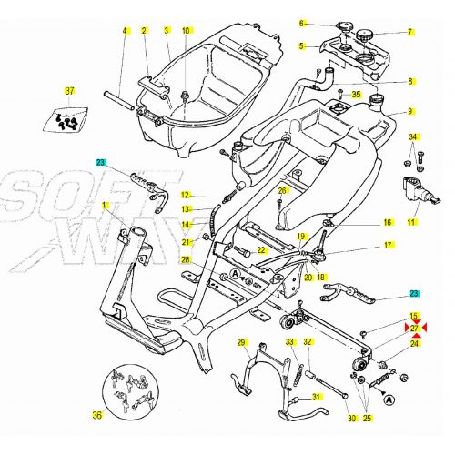Braccio oscillante Malaguti F12 100...