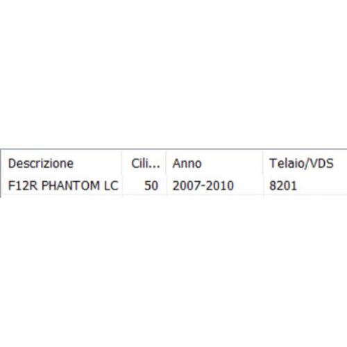 Tubo ritorno acqua F12R  07708200