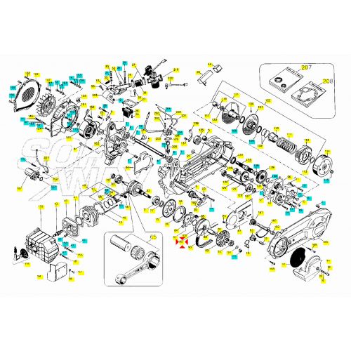 Puleggia mobile F12 100 cc  61721000