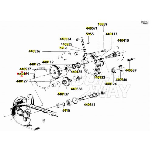 Guarnizione coperchio mozzo Puch...