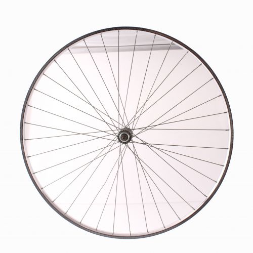 Ruota ciclo anteriore 28 in ferro epoca