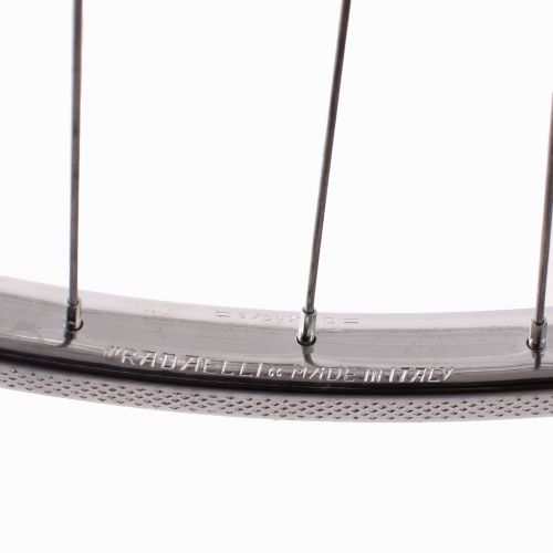 Ruota ciclo anteriore 28 in ferro epoca