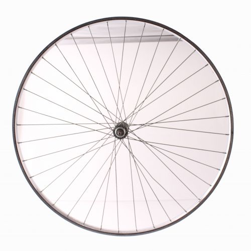 Ruota ciclo anteriore 28 in ferro epoca