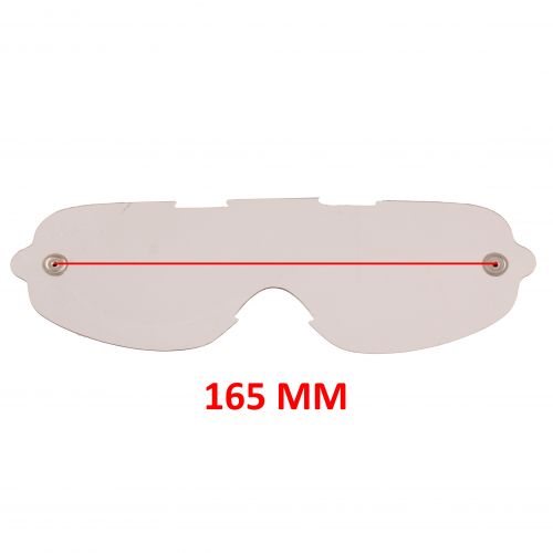 Visiera a strappo mascherina casco...