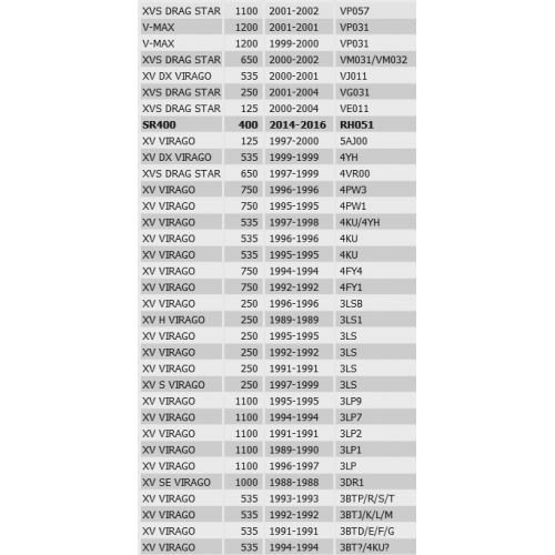 Gambo frecce Yamaha Virago Vmax...