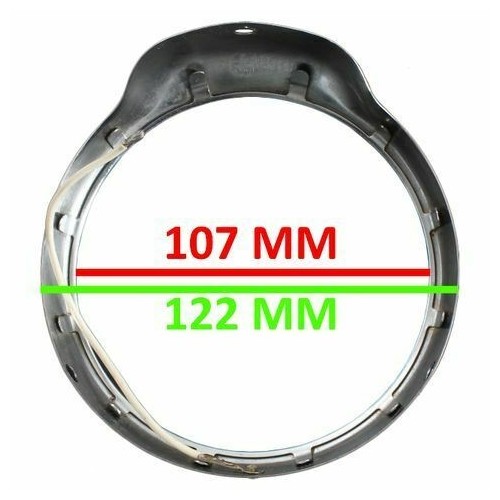 Ghiera fanale anteriore marca Carello